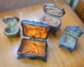 #2 Picture  Of Pewter Lined Small Jewelry Boxes