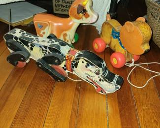 Vintage Snoopy Pull Around Toy 