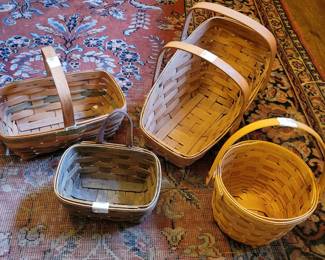4 Longaberger  Baskets