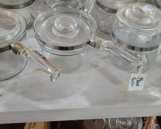 Pair of Pyrex Cookers