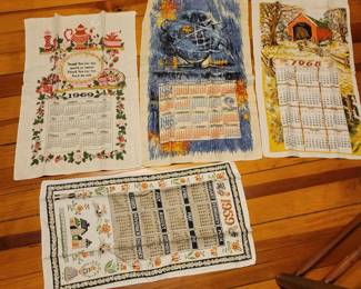 Vintage Cloth Calendars 