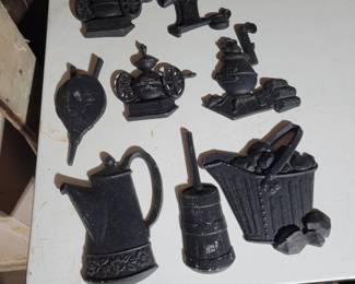 Sexton Vintage  Metal  Wall Plaques 