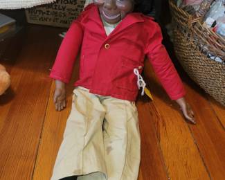 Vintage  1973 Lester Ventriloquist Doll