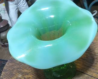 Uranium blown glass