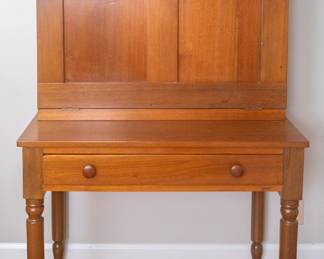 Mitchell & Rammelsberg Antique Cherry Desk 37 1/2w x 22 3/4d x 57 5/8h