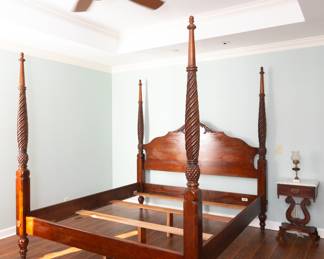 Ethan Allen King Size Poster Bed