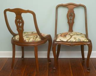 (8) French Provincial Dining Chairs and matching table
