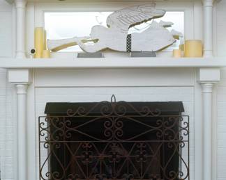 Wrought Iron Fireplace Screen
