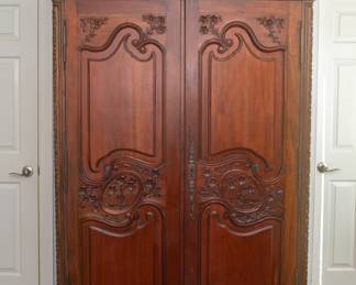 Beautiful & Stunning Armoire Wardrobe 53.25" wide x 88.25" tall