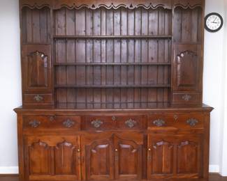 Vintage Welsh Cupboard Cabinet 78.25" wide x 81" tall x 18" deep (bottom section)

