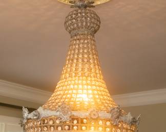 Chrystal Chandelier — Ornate French Empire Style
