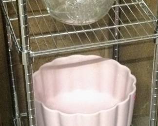 1950’s pink flower pot