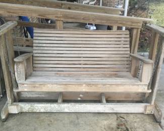 Wooden Porch glider