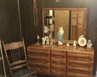 Mid century modern dresser, by Franklin Shockley “sculptures pine”
