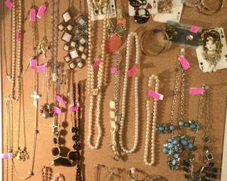 Necklaces and watches