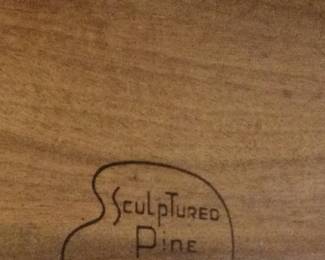 Stamp inside drawer