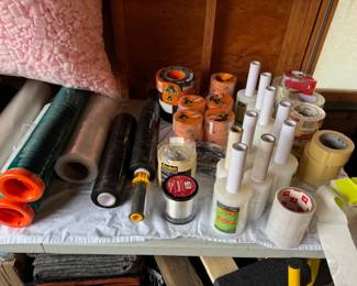 Moving Supplies - tape, blankets, dollies, plastic wrap, peanuts, packing paper