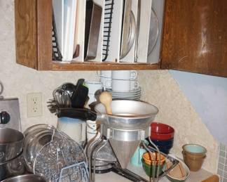 canning tools, bowls, bakeware
