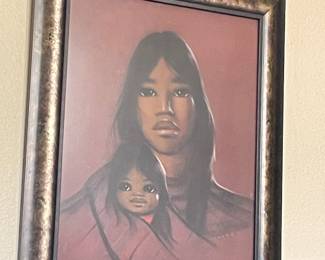 RADIO NOT FOR SALE !! art is - signed and framed have all the info - makes a great set