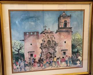 caroline shelton large framed print -