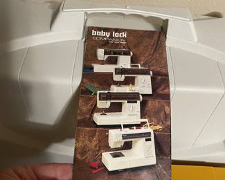 baby loc machine case and have a sewing table - and lots of buttons and notions all super well kept