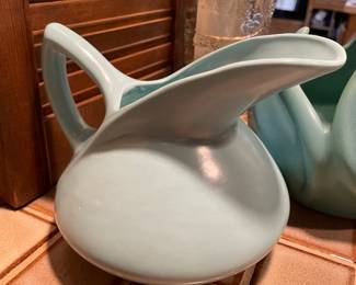 signed - mid century pitcher
