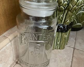 75 th anniversary planters peanut glass jar