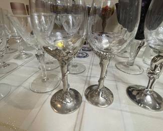 pewter based set of 2 on these