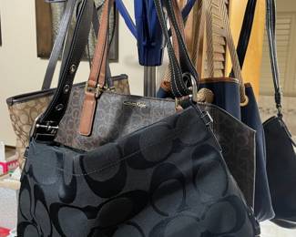 coach -brighton- the sak= ann klein= cole haan and more in purses !