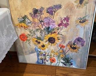 original "lila " signed - listed and known artist - her gallery is in north carolina - rare find