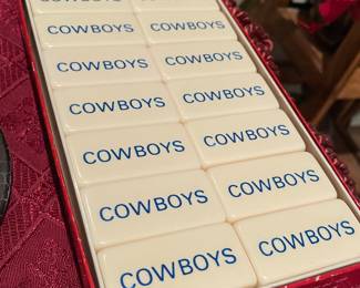 retro cowboys dominoes