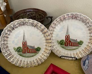 several old church plates