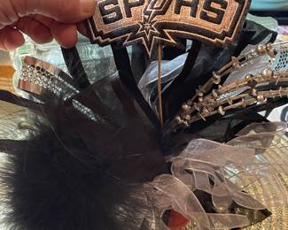 all kinds of spurs swag- like this glass brick light