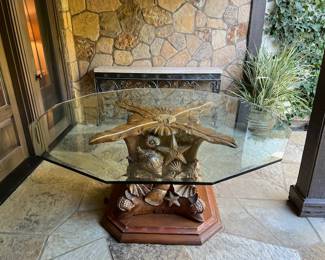 "Sealife" Pedestal Dining Table
