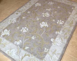 Decorative Plush Rug  5'x7'6"
Dalyn Rug Company
Grey, Off White, and Celadon 
