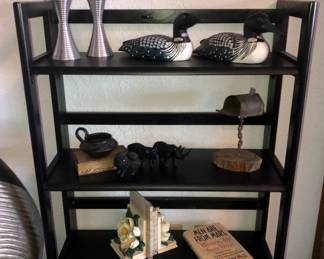 Folding shelves display only