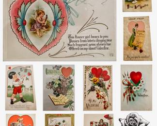 Antique Valentine’s Day Postcards
Cupid Heart Roses