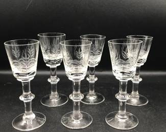 Etched Glasses 48 Piece