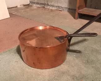 Copper Pot With Cover