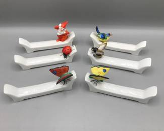 Goebel Porcelain Knife Rests