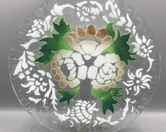Fused Glass Plate Decor