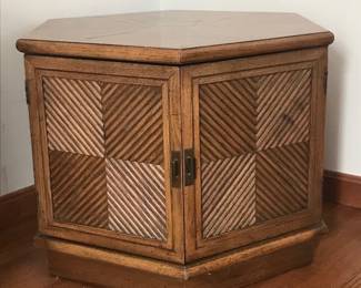 Classic Hex Cabinet Table
