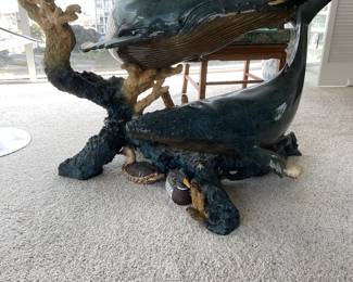 Robert Wyland Massive Whale table - gorgeous! 