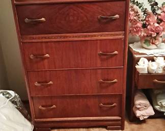 Vintage waterfall dresser