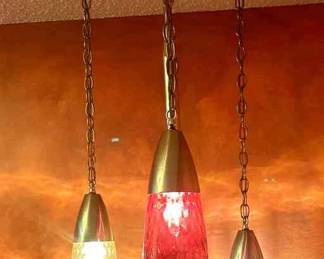Vintage Mid Century Modern Tension Pole Lamp