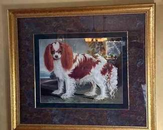 J.L. Clark King Charles Spaniel Print