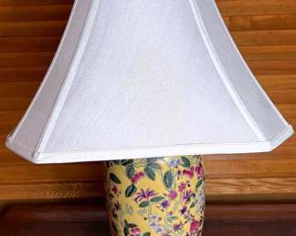 Ceramic Flower Lamp