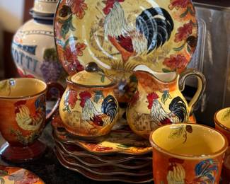 Rooster China set