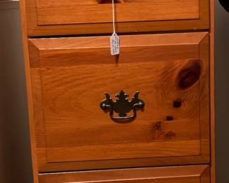 Maple file cabinet