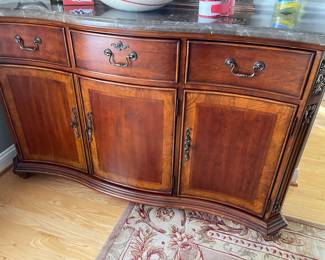 Domain Home sideboard with marble top